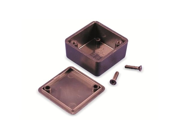 Hammond Electronics 1551MBK universalkabinett 35 x 35 x 20 ABS svart 1 stk