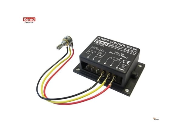 Kemo M171 tehonsäätimen rakennusmoduuli 9 V/DC, 12 V/DC, 24 V/DC