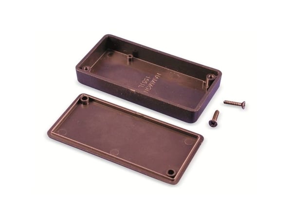 Hammond Electronics 1551LBK universalkabinett 80 x 40 x 15 ABS sort (1 stk.)