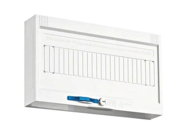 Hager täcklock ZU62EA 150 mm stängt eHZ – plast – vit (ZU62EA)