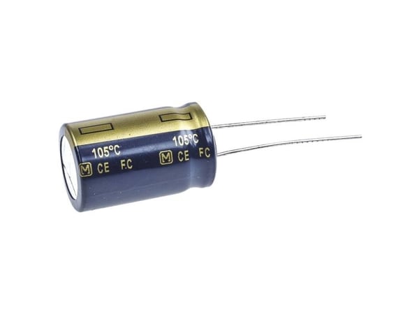 Panasonic EEUFC1A472, Fast kondensator, Aluminium, Volym, Cylindrisk, ?DC, 100 styck