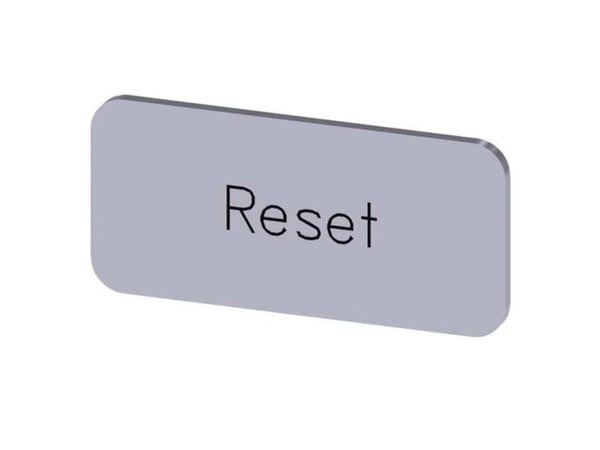 Siemens 3SU1900-0AC81-0DU0 Betegnelsesskilt 10 stk
