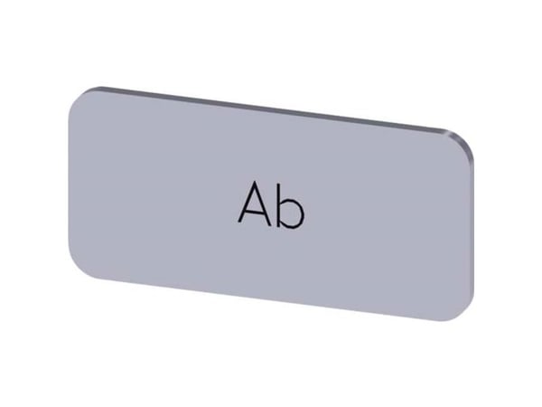 Siemens 3SU1900-0AC81-0AE0 merkeskilt 10 stk