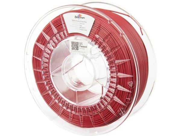 Spectrum Filaments 80133 PLA Pro slagfast, 1,75 mm, 1000 g, Dragon Red (rød), 1 stk