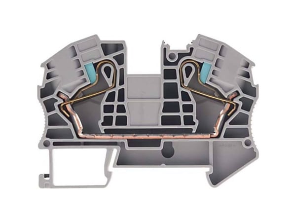 Siemens 8WH60000AK00 Gennemgangsklemme Indstiks-klemme Grå 50 stk