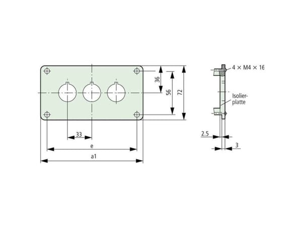 Eaton M22-E3Q, Ruuvi, Harmaa, Alumiini, IP65 IEC/EN 60947-5, UL 508, CSA-C22.2 No. 14-05, CSA-C22.2 No. 94-91, CE E29184 UL CSA, 138 mm, 72 mm