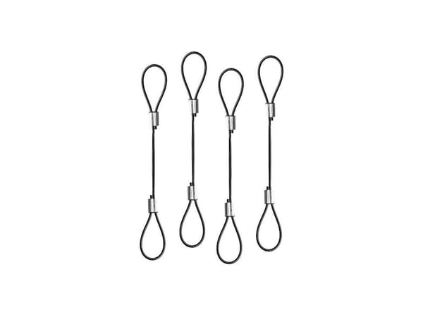 Lindy 40774, 0,15 m, Polyamidi, Ruostumaton teräs, Musta