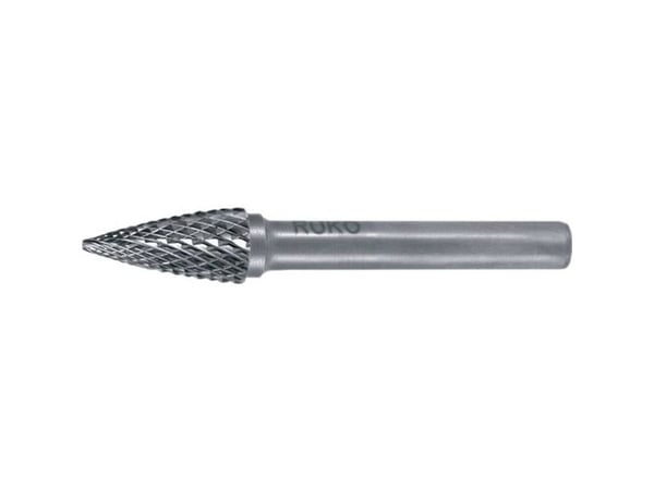 RUKO 116025 fresestift hardmetall spissbue 6 mm lengde 58 mm skaftdiameter 6 mm