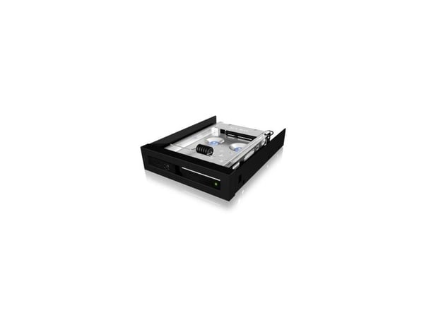 ICY BOX IB-2217aStS - Uttagbar harddiskramme - fra 3,5" til 2,5" - svart