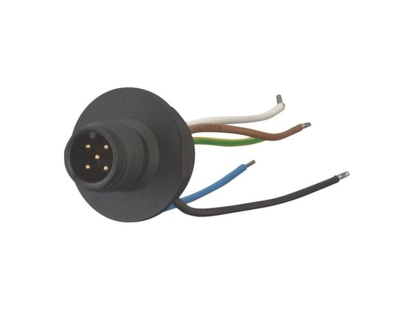 Eaton 266136 M12B uppoasennettava liitin M12 250 V IP66 1 kpl