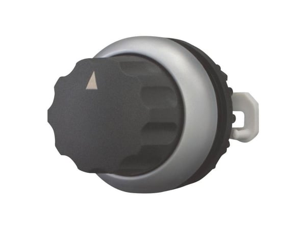 Eaton M22-WR4, Rotasjonsbryter, Plast, Sort, Metallisk, IP66, 29,7 mm, 42,7 mm