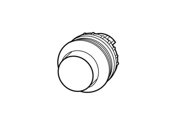 Eaton M22-DRLH-W, Painikekytkin, Musta, Metallinen, Valkoinen, IP66, IP67, IP69, 29,7 mm, 29,7 mm, -25 - 70 °C