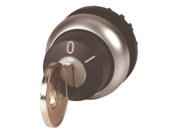Eaton M22-WRS-MS5, Avaimella varustettu kytkin, Muovi, Musta, Hopea, IP66, 29,7 mm, 39,6 mm