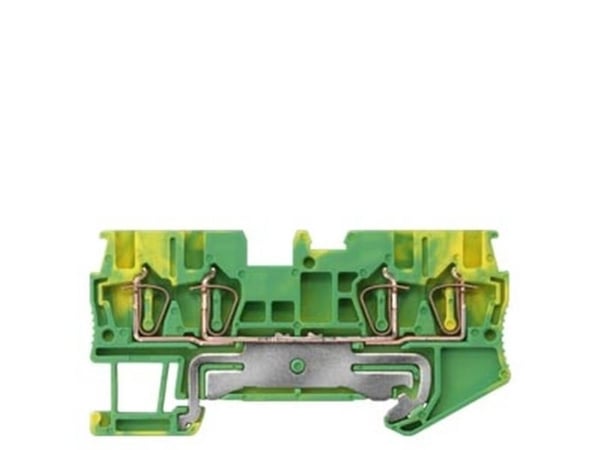 Siemens 8WH2004-0CE07 Maadoitusliitin Jousikuormitettu liitäntä Vihreä-keltainen 1 kpl
