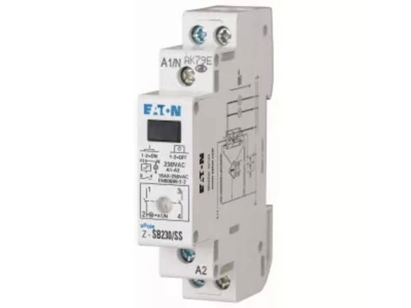 Strömstötkontakt DIN-skena Eaton Z-SB230/SS 2 x slutkontakt 16 A 1 st