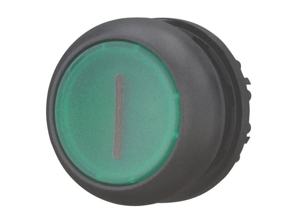 Eaton M22S-DRL-G-X1, Plast, IP66, IP67, IP69K, Sort, Grønn, IEC/EN 60068-2-27 UL File No.: E29184 UL Category Control No.: NKCR CSA UL UL 508 CSA C...