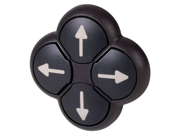 Eaton tryckknapp 4-läges svart med återfjädring M22S-D4-S-X7 (286337)