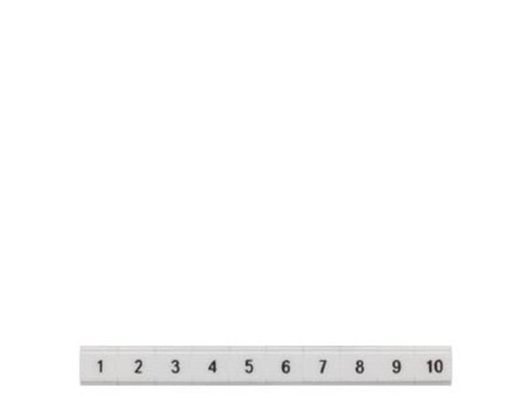 Siemens Schild 8WH8121-3AB55 flach längs 51-60 Gr.ZBF6, Vit, 0,1 g, 10 mm, 6 mm, 2 mm