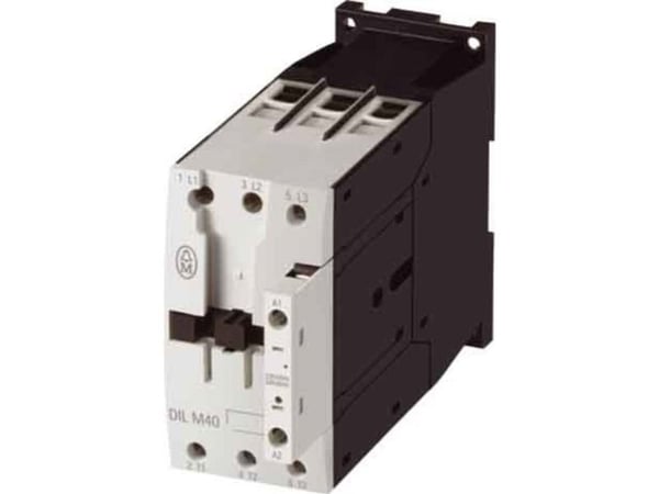 Eaton DILM50(230V50/60HZ), Kontaktori, Musta, Harmaa, IP00, AC, 77 mm, 147 mm
