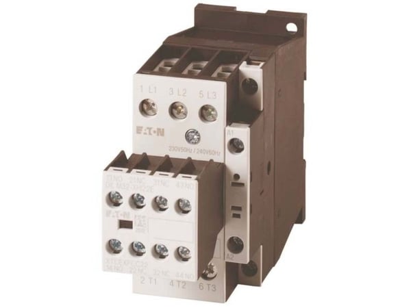 Eaton DILM25-22(RDC24), Kontaktor, Sort, Grå, IP00, Vekselstrøm/jævnstrøm, 56 mm, 138 mm