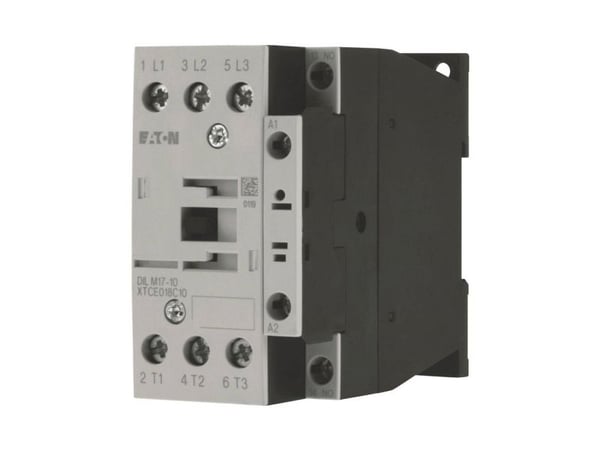 Eaton DILM17-10(230V50/60HZ), Kontaktori, Musta, Valkoinen, IP00, 56 mm, 85 mm