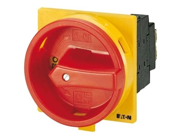 Eaton T0-1-8200/EA/SVB, Vipukytkin, 1P, Langallinen, Musta, Punainen, Keltainen, IP65, UL 60947-4-1; CSA - C22.2 No. 60947-4-1-14; CSA-C22.2 No. 94...