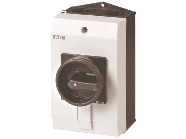 Eaton P1-25/I2H/SVB-SW/HI11, Kiertokytkin, 3P, Langallinen, Musta, Harmaa, IP65, Pölynkestävä, Vedenkestävä