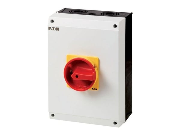Eaton P3-100/I5/SVB, Kiertokytkin, 3P, Harmaa, Punainen, Keltainen, IP65, -25 - 40 °C