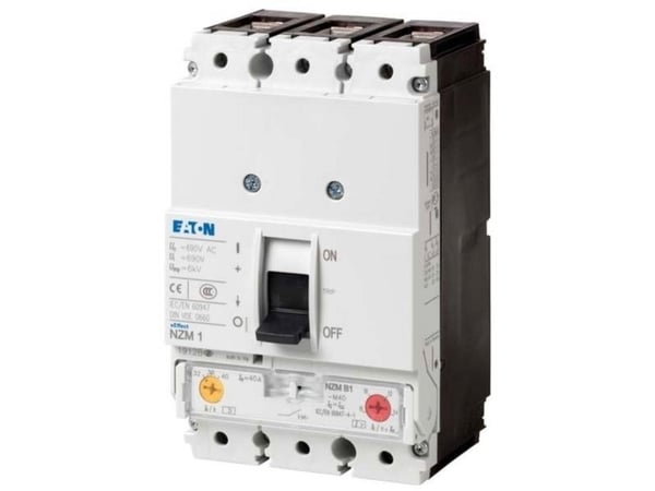 Eaton NZMN1-M100 effektbrytare 1 st inställningsområde (ström): 80–100 A kopplingsspänning (max): 690 V/AC (B x H x D) 90 x 145 x 88 mm