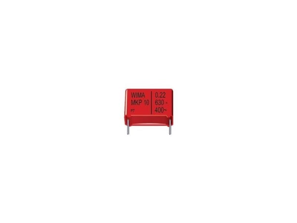 Wima MKP1T032206F00KSSD 1 stk MKP-filmkondensator med radial ledning 0,22 µF 1600 V/DC 20 % 27,5 mm (L x B x H) 31,5 x 15 x 26 mm Bulk