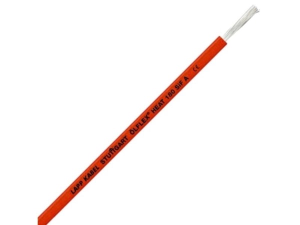 LAPP 1249566/100 högtemperaturledare ÖLFLEX® HEAT 180 SiF A 1 x 2,50 mm² brun 100 m