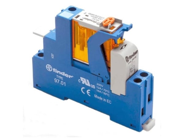 Finder 4C.01.9.048.0050 Koblingsrelæ 48 V/DC 16 A 1 x skiftekontakt 10 stk