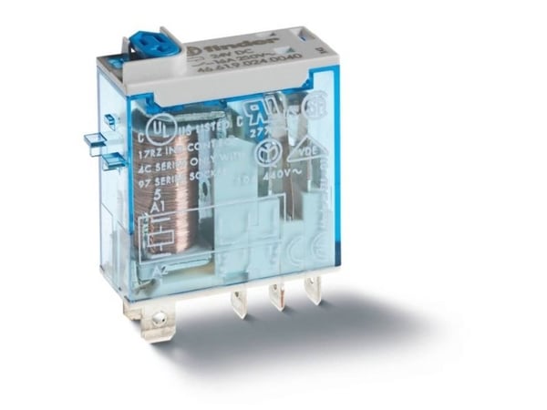 Finder 46.61.9.012.4040 pluggrelé 12 V/DC 16 A 1 vekselkontakt 1 stk