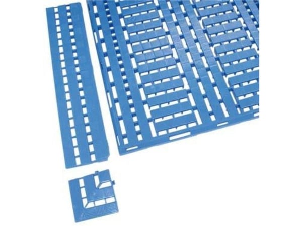 COBA Europe WD040002 Work Deck hjørne gulvrist (L x B x H) 0,6 m x 112 mm x 25 mm grønn