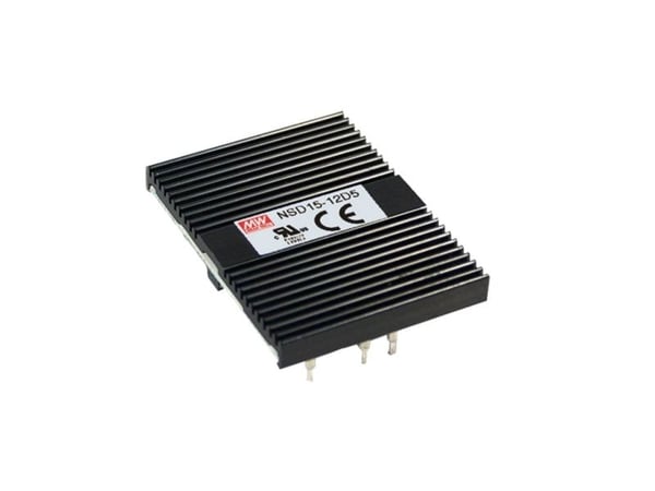 MEAN WELL NSD15-12D5, 12 V, 15 W, 5 V, RoHS, 38,1 mm, 50,8 mm