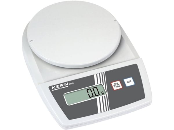 Kern postvekt måleområde (maks.) 3 kg avlesning 0,1 g nett-/batteridrevet sølv (EMB 3000-1)