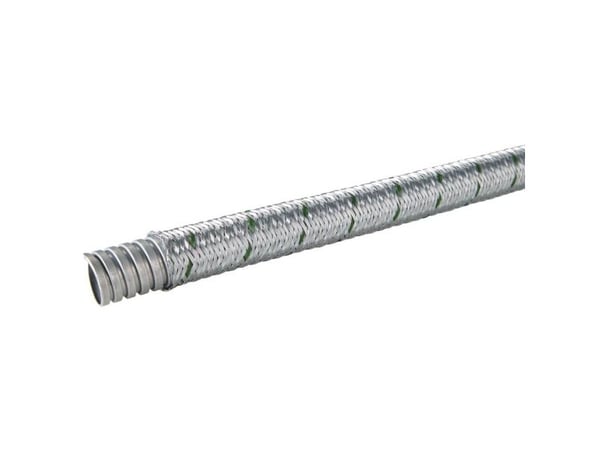 LAPP 61802380 SILVYN® EDU-AS 7/7x10 Metalbeskyttelsesslange Sølv 7 mm 50 m 50 m