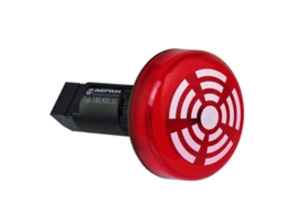 Werma Signaltechnik Kombi-signalgiver LED 150.100.68 Rød Konstant lys 230 V/AC 80 dB