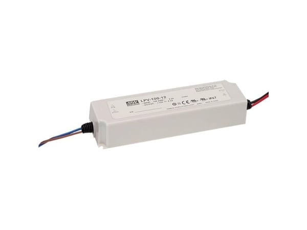 MEAN WELL LPV-100-48, 100 W, IP20, 90 - 264 V, 48 V, 52 mm, 190 mm