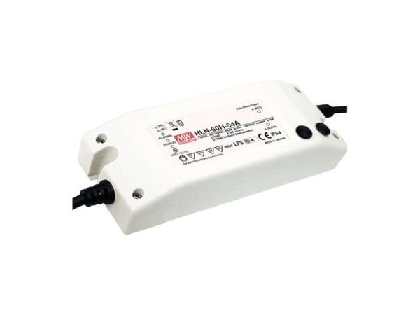 MEAN WELL HLN-60H-30A, 60 W, IP20, 90 - 305 V, 2 A, 30 V, 61,5 mm