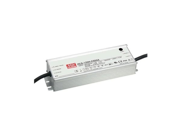 MEAN WELL HLG-120H-C350A, 120 W, IP65, 90 - 305 V, 0,35 A, 430 V, 68 mm