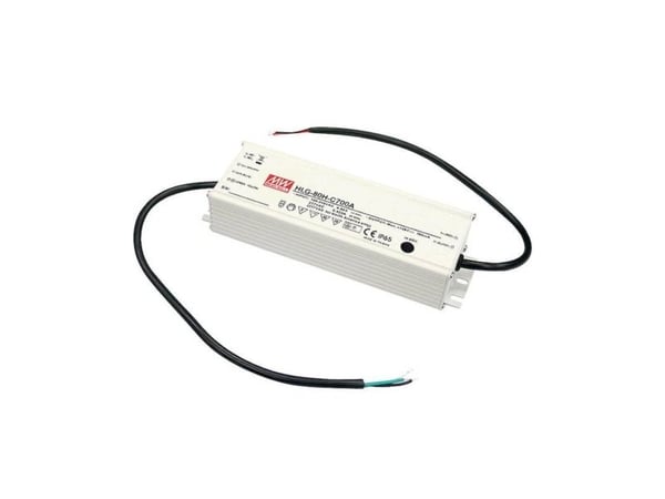 MEAN WELL HLG-80H-C350A, 80 W, IP65, 90 - 305 V, 0,35 A, 257 V, 61,5 mm