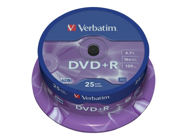 Verbatim DataLifePlus - 25 x DVD+R - 4,7 GB 16x - spindel