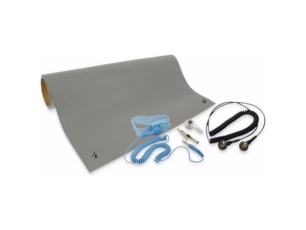 Quadrios ESD-pöytämattosarja Harmaa (L x S) 1200 mm x 600 mm