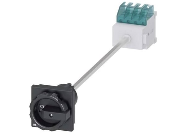 Nödströmbrytare 4P 16A 7,5kW svart handtag
