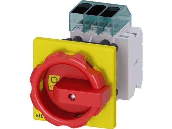 Rød, Gul 3-polet 16 mm² 32 A 1 x sluttekontakt, 1 x brydekontakt 690 V/AC Siemens 3LD32541TK53