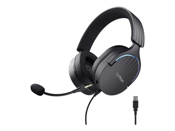 Trust GXT 490 Fayzo - Hodesett - full størrelse - kablet - USB - svart