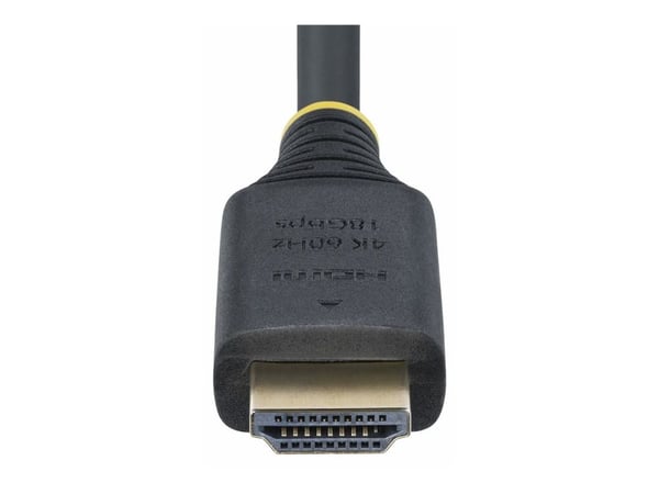 Startech 4m (13ft) Premium Certified High Speed HDMI Cable, 4K60Hz - Premium High Speed - HDMI-kabel med Ethernet - HDMI hann til HDMI hann - 4 m -...