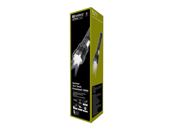 Sandberg Active - Lommelykt - LED - 3-modus