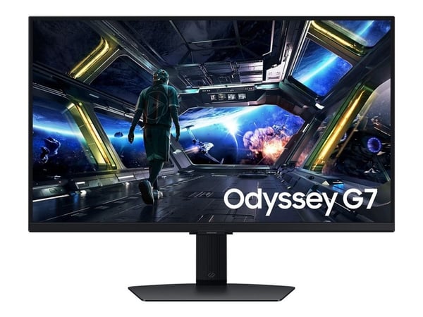 Samsung Odyssey G7 S27DG702EU - G70D Series - LED-skjerm - Smart - gaming - 27" - 3840 x 2160 4K UHD (2160p) @ 144 Hz - Fast IPS - 350 cd/m² - 1000...